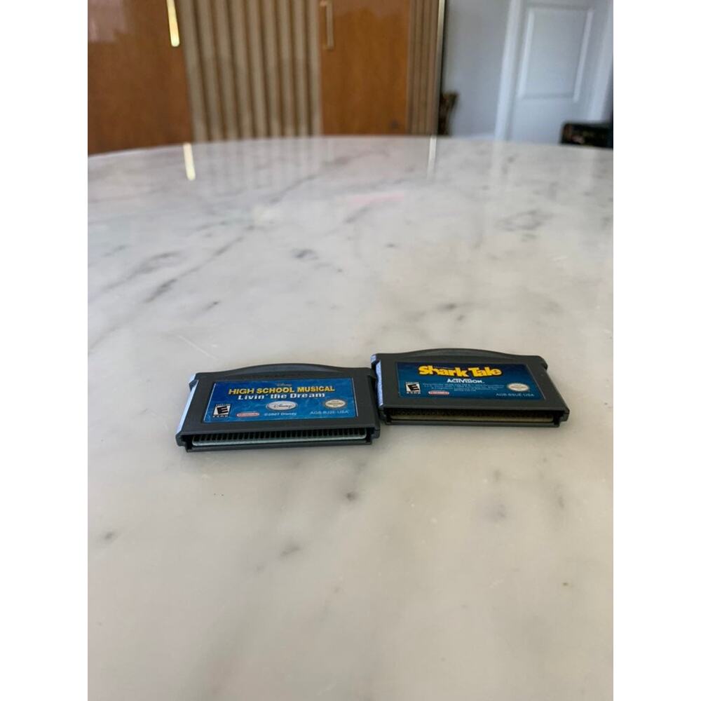 Nintendo Gameboy Advance "Shark Tale" & "High School Musical" Games - Picture 2 of 3